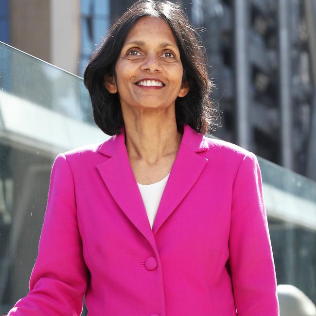 Macquarie Group CEO Shemara Wikramanayake at their Sydney offices. Picture: John Feder/The Australian.