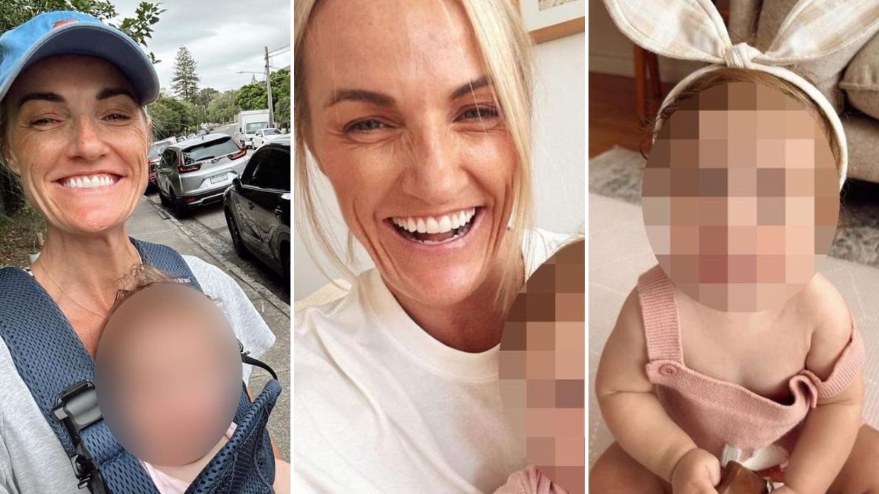 Bondi Westfield stabbing victim Ash Good, and baby Harriet Mae Flanagan.