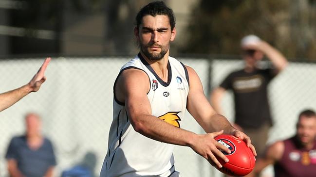 Xavier Dimasi in action for Whittlesea. Picture: Hamish Blair