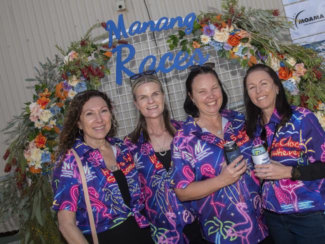 Michelle Corbett, Suzie Plant, Tracey Eames, Amanda Foster 2024 Manangatang Cup. Picture: Noel Fisher