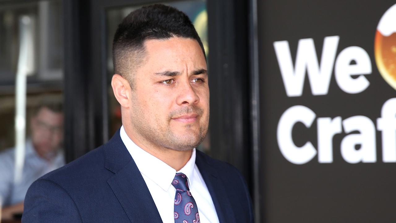 Mr Hayne leaves Newcastle Court after giving evidence on day seven of his first trial for sexual assault. Picture NCA NewsWire/ Peter Lorimer.