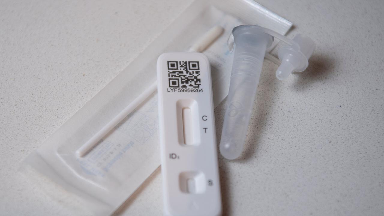 A rapid antigen test. Picture: Ben Stansall / AFP