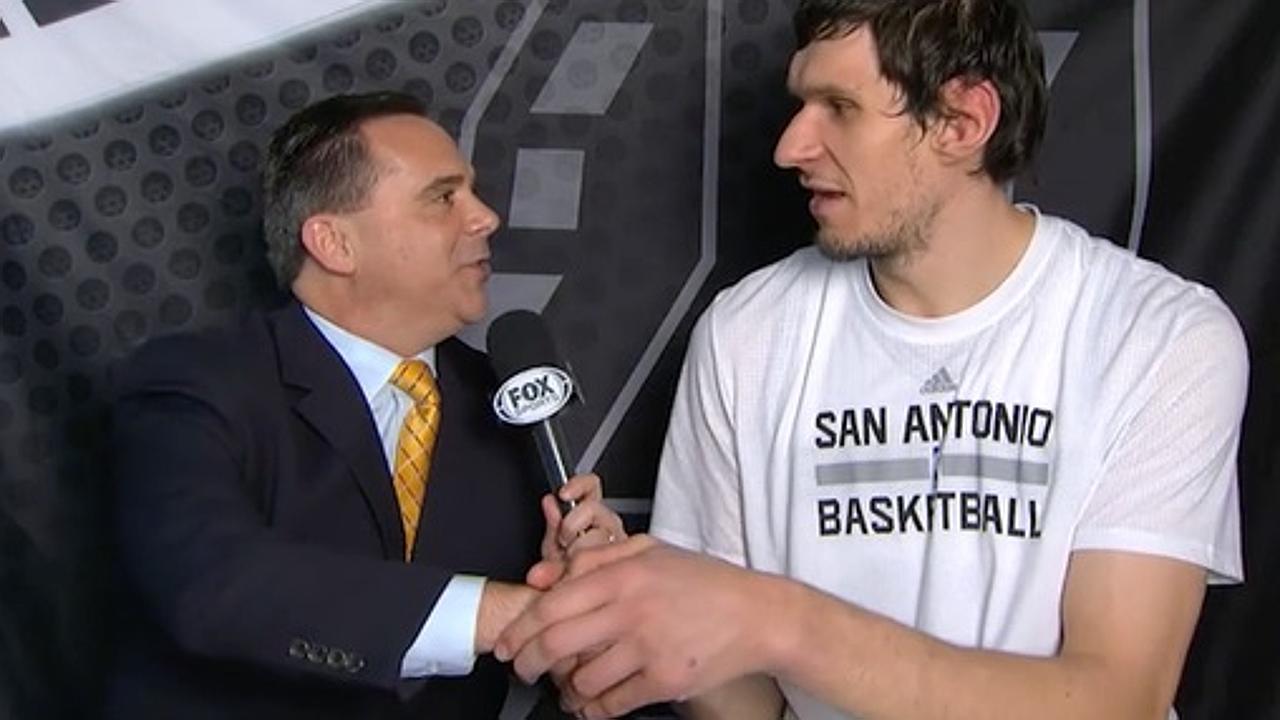 Photos: Spurs' Boban Marjanovic's humongous hands are the size of