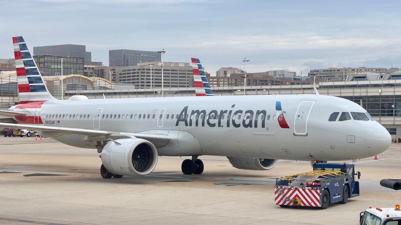The incident happened on an American Airlines flight from Fort Lauderdale to New York. Picture: Daniel Slim/AFP