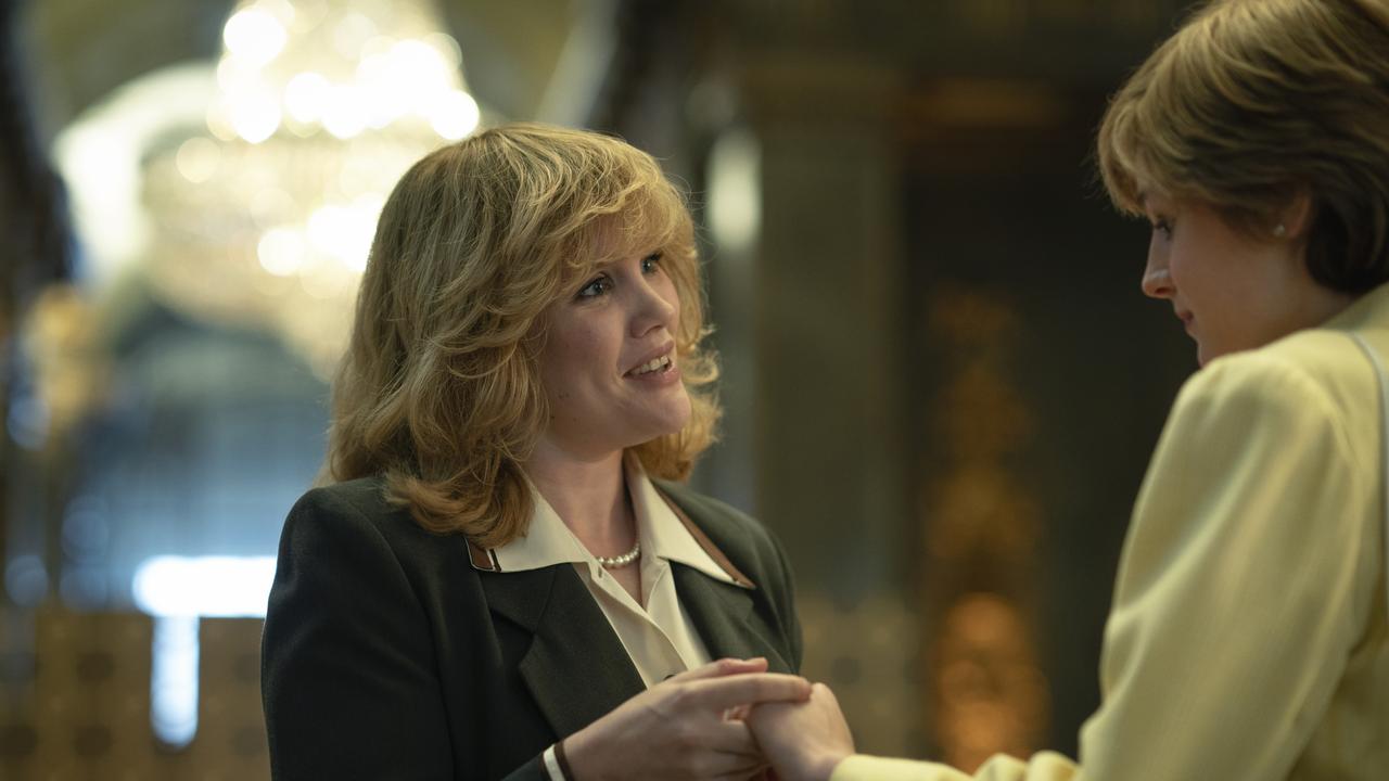 Camilla Parker Bowles is played by Emerald Fennell. Picture: Netflix