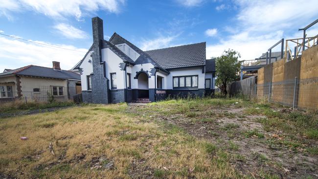 This is what the house in Glass St, Essendon, looks like now. Picture: Rob Leeson.