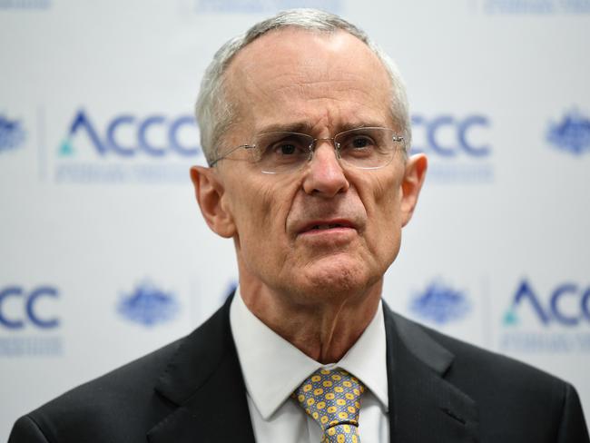 ACCC Chairman Rod Sims says Coles allowed farmers, consumers and the Australian public to believe that its price rise would go straight into the pockets of dairy farmers.