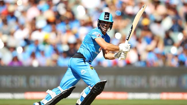 Jonathan Wells came to the Strikers’ rescue yet again against the Renegades. Picture: Mark Kolbe/Getty Images