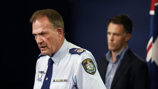 NSW Police Deputy Commissioner Dave Hudson said it was believed the criminal mastermind behind the plot had hoped for benefit to their charges or prison sentence. Picture: Richard Dobson