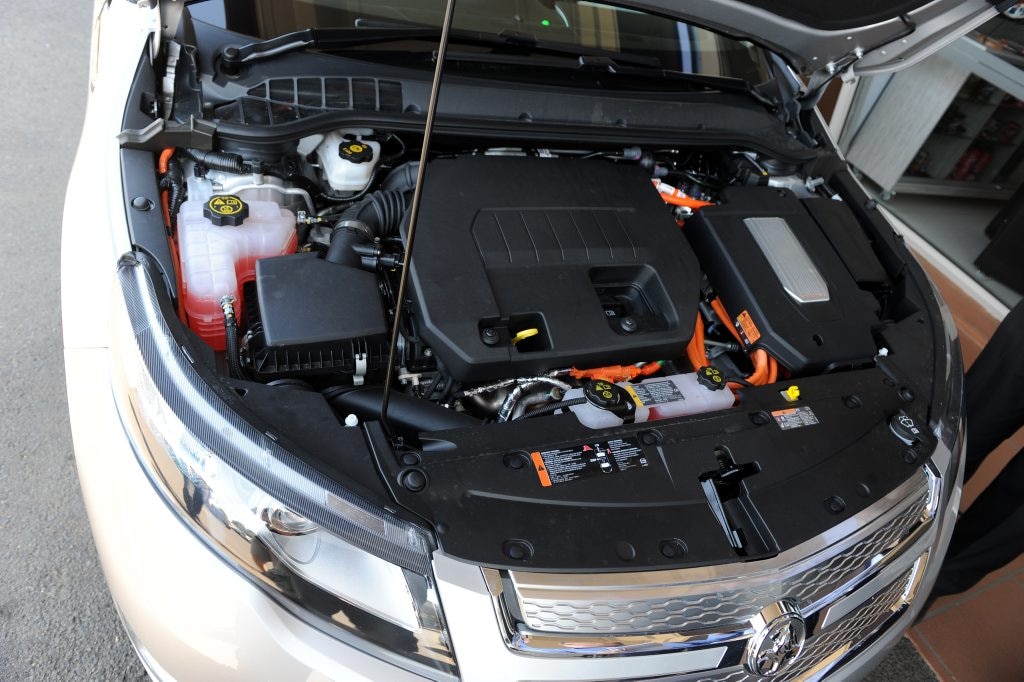 CHARGED UP: Holden's new extended-range electric vehicle, the Volt. Photo: Max Fleet / NewsMail. Picture: Max Fleet