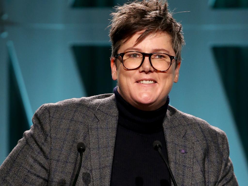 Hannah Gadsby onstage during The Hollywood Reporter's Power 100 Women In Entertainment. She has announced a follow-up comedy show. Picture: Getty/THR