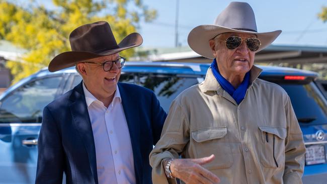 Prime Minister Anthony Albanese on a tour of Mount Isa Mines with Bob Katter during the rodeo week in 2023. Picture: PMO via NCA NewsWire