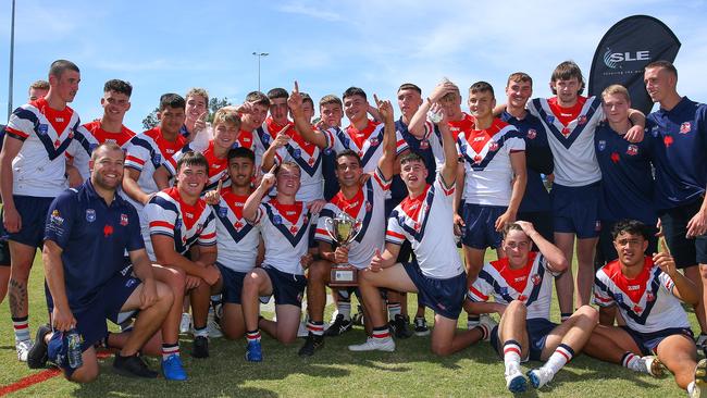 The victorious Central Coast Roosters.