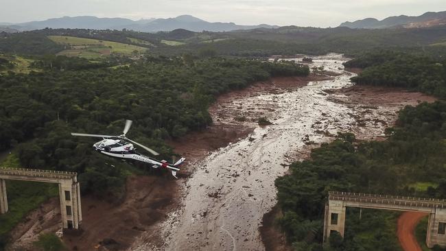 The aftermath of the deadly Brumadinho dam collapse in Brazil in January. Pic: Getty Images