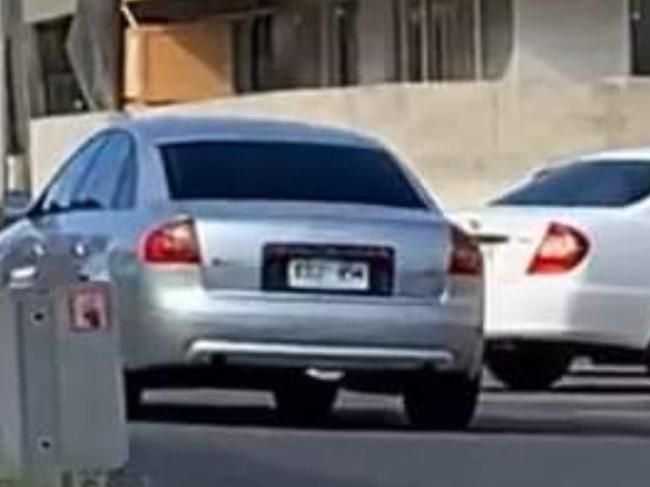 The two teens took a photo of the man's car as way to identify him. Picture: Supplied