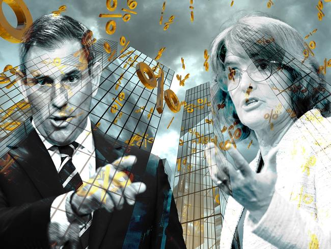 September 2024; Reserve Bank splash art with Jim Chalmers and Michelle Bullock; Sources supplied. Ratio 4:3.