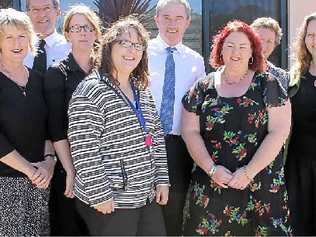 SERVICE BOOST: Member for Page Kevin Hogan joined Catholic Care of the Aged Lismore staff to congratulate them on a federal grant to expand services. Picture: Luke Mortimer