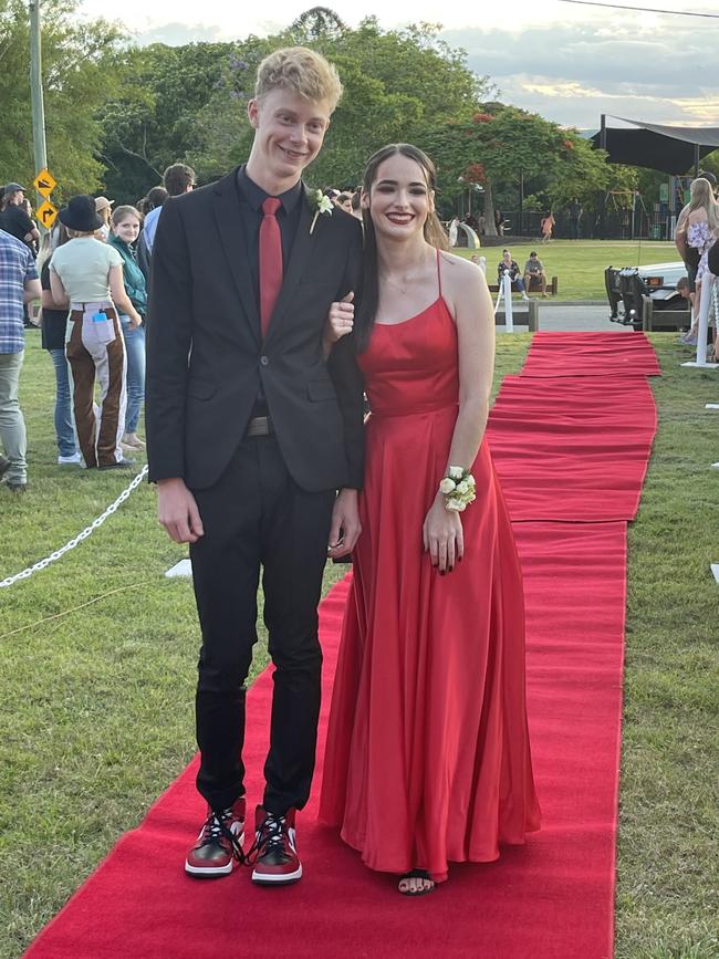 Aldridge State High School students celebrate their formal.