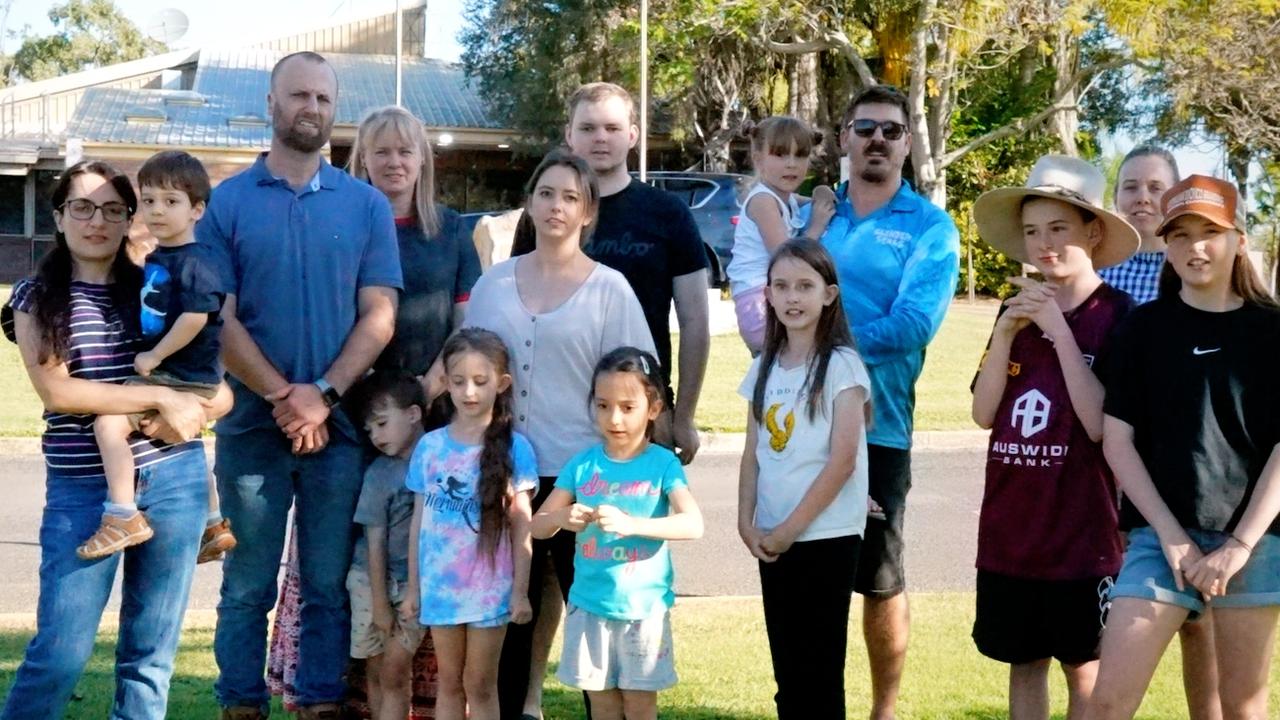 Glenden residents rally in an attempt to save their town. Picture: Isaac Regional Council