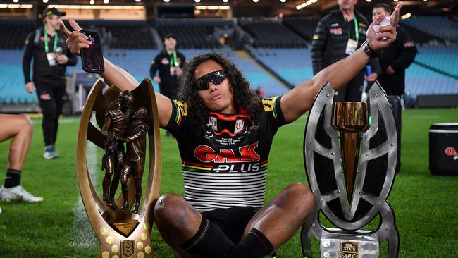 Jarome Luai was in his element. Picture: NRL Photos/Gregg Porteous