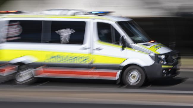 Emergency services responded to a single-vehicle crash in the Western Downs. Picture: Kevin Farmer