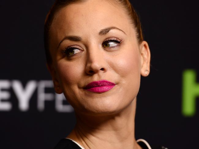 HOLLYWOOD, CA - MARCH 16: Actress Kaley Cuoco arrives at The Paley Center For Media's 33rd Annual PaleyFest Los Angeles presentation of "The Big Bang Theory" at the Dolby Theatre on March 16, 2016 in Hollywood, California. (Photo by Amanda Edwards/WireImage)