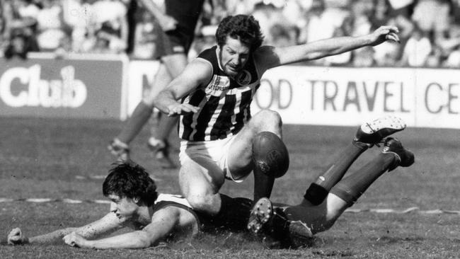 Port Adelaide’s Tim Evans kicked over 1000 goals in his career.