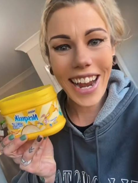 The WA resident revealed where she was able to nab the Nesquik flavour. Picture: TikTok