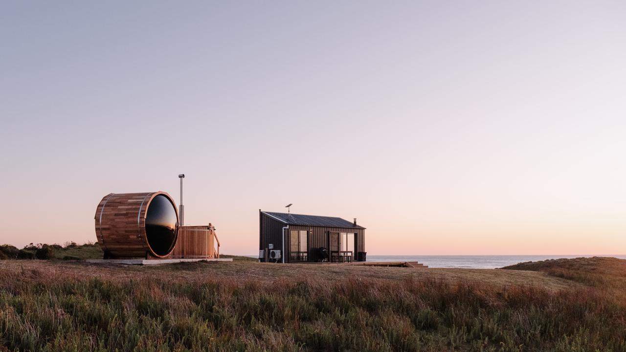 Red Rock Hut King Island that won a silver for new tourism business at the 2025 Australian Tourism Awards. Picture: supplied