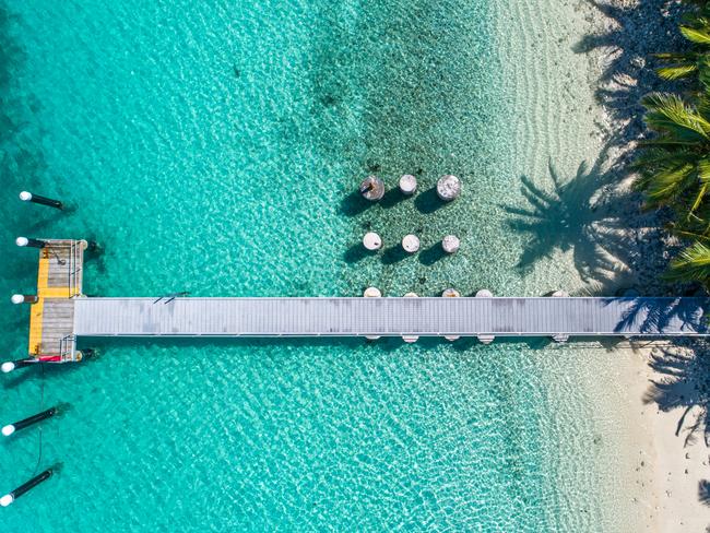 Jetty on Direction Island, Cocos Keeling Islands.Escape - 96 Hours in Cocos IslandsPhoto : supplied