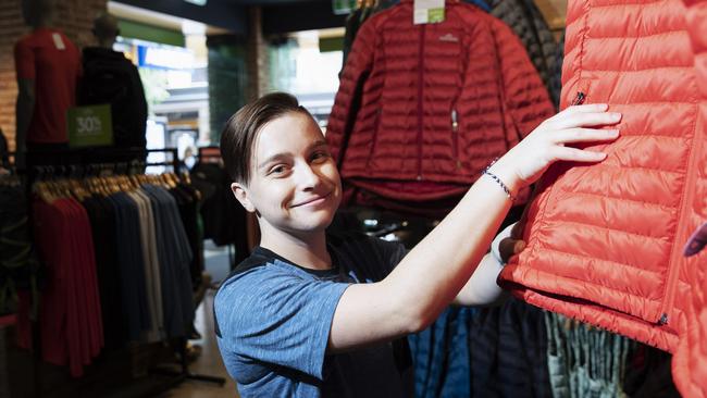 Kathmandu stores across the country are slowly reopening, as the chain reports an online sales surge. Picture: AAP Image/Attila Csaszar.