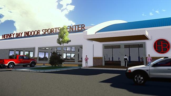 In September, the Fraser Coast Regional Council gave the green light to the Hervey Bay Basketball Association to build a stadium at the Fraser Coast Sports and Recreation Precinct at Nikenbah. This is an artistic impression of the stadium’s design. Photo: Contributed.