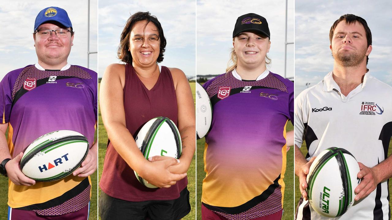 Some of the Connect Rugby League players who are keen to take the field at Sunshine Coast Stadium for an exhibition match.