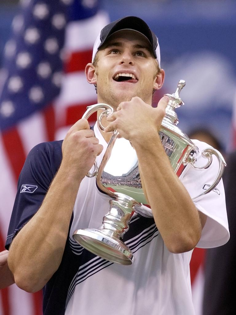 Andy Roddick, US Open champion in 2002.