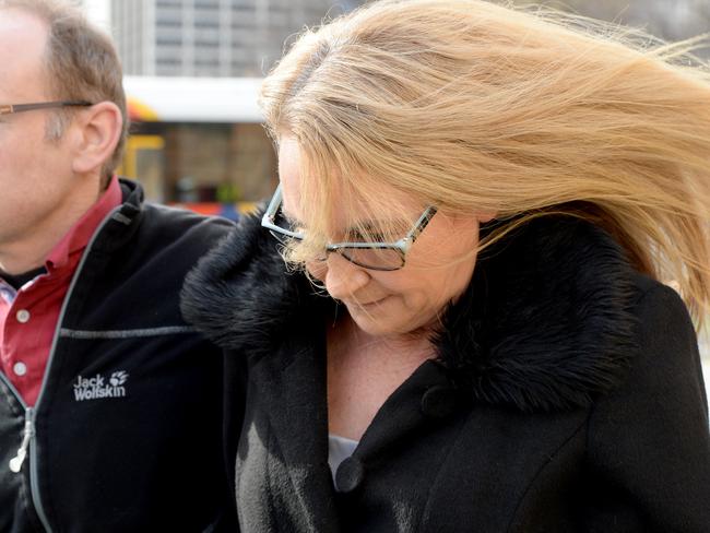 Kerry Ann Keen outside the Adelaide Magistrates Court.