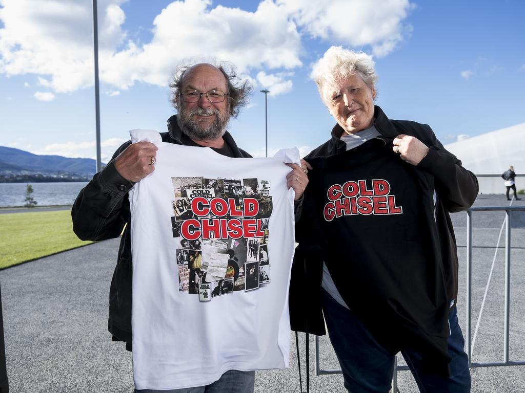 Cold Chisel The Big Five-0 tour - Chris and Liz Wells. Picture: Caroline Tan