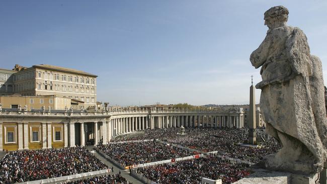 St Peter's Square at the Vatican.