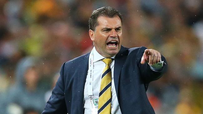 Australia coach, Ange Postecoglou wasn’t happy with the state of the Suncorp surface.