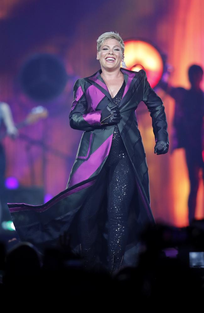 A picture of Pink taken by the former pollie earned $3500. (AAP Image/Josh Woning)