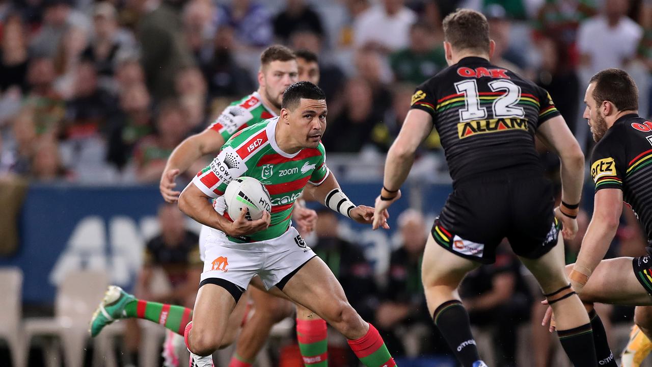 The Rabbitohs were never out of the game and took the game to the wire. Picture: Getty Images.