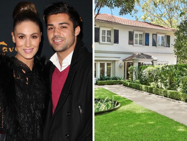 Garrett and Stephanie Jandegian's palatial Sydney mansion was raided by organised crime detectives.