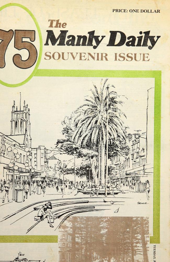 July 1981 front page of The Manly Daily