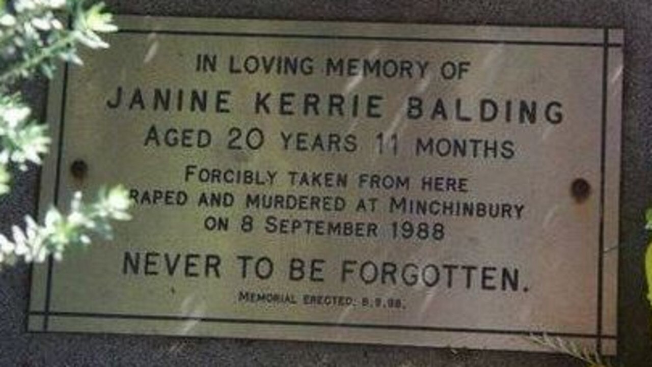 A memorial for Janine and Sutherland train station in Sydney. Picture: Supplied