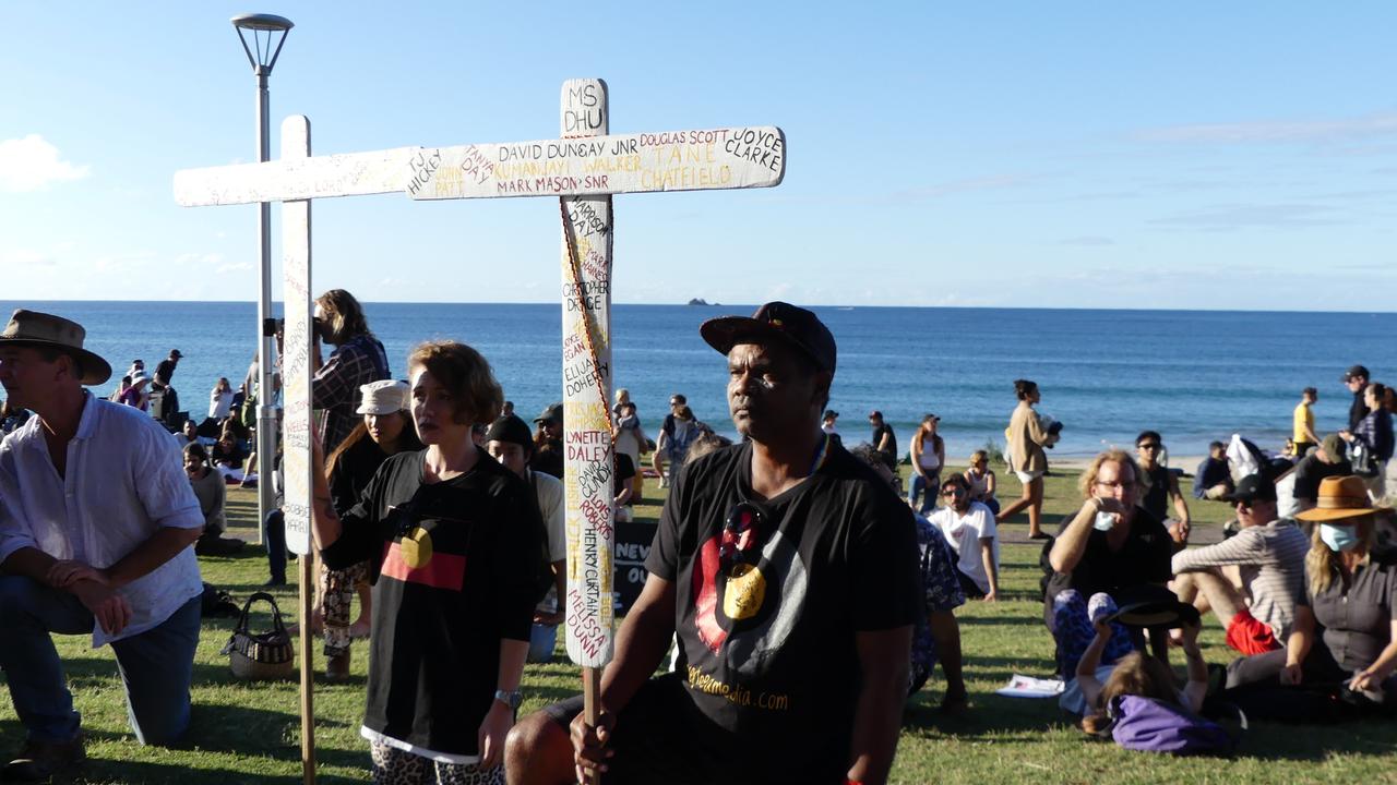 Black Lives Matter Protest in Byron Bay.