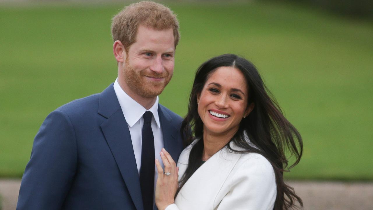 Harry and Meghan announced their engagement in November 2017. Picture: Daniel Leal-Olivas/AFP