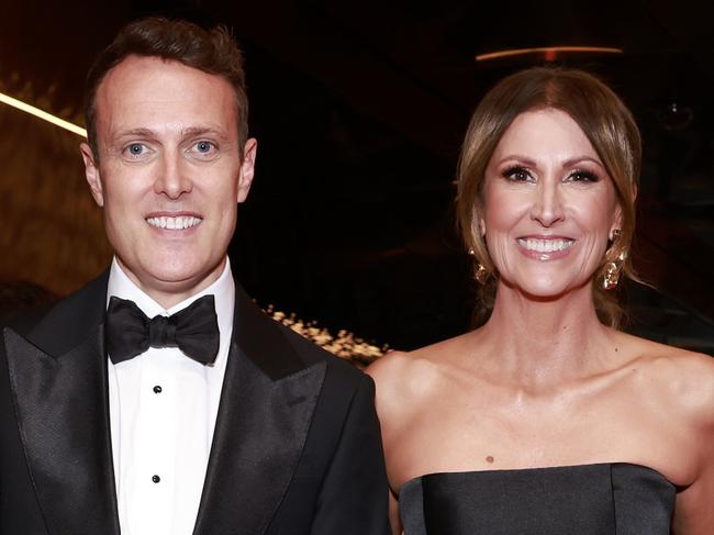 SYDNEY, AUSTRALIA - JULY 30: Matt Shirvington and Natalie Barr attend the 63rd TV WEEK Logie Awards at The Star, Sydney on July 30, 2023 in Sydney, Australia. (Photo by Hanna Lassen/Getty Images for TV WEEK Logie Awards)