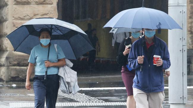 Commuters should pack an umbrella today. John Feder/The Daily Telegraph