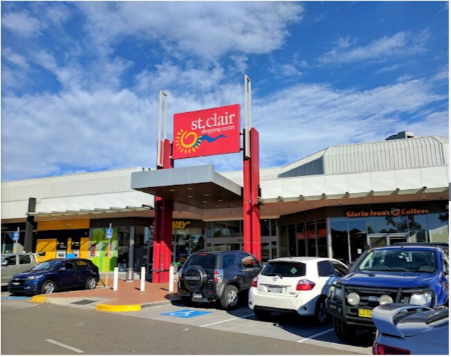 St Clair shopping centre, were a tobacconist was allegedly broken into.