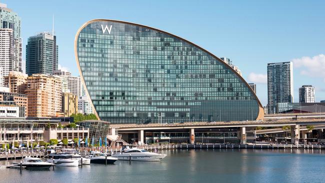 The newly opened W hotel at Sydney’s Darling Harbour.