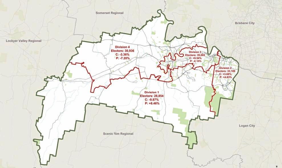 The proposed Ipswich City Council boundary change. Picture: Contributed